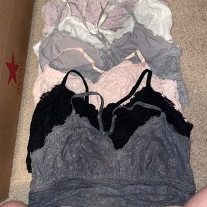 AE lace bralettes